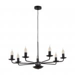 TK LIGHTING LIMAL 4613 LAMPA WISZĄCA ŻYRANDOL ŚWIECZNIKOWY CZARNY KLASYCZNY