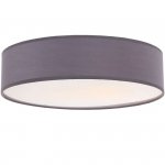 PLAFON SZARY ABAŻUR 40CM DO SALONU SYPIALNI LIGHT PRESTIGE ALTO  LP-81008/3C GRY