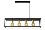 LAMPA METALOWA LOFT INDUSTRIALNA NA ŻARÓWKI DEKORACYJNE EDISON LUCIDE RUBEN 00424/04/30