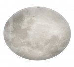 PLAFON LAMPA SUFITOWA IMITUJĄCA WYGLĄDAJĄCA JAK KSIĘŻYC DEKORACYJNY LUNAR 627516000 TRIO Z PILOTEM ZDALNEGO STEROWANIA 