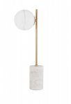 LAMPA ZŁOTA MOSIĄDZ KULA BIAŁA NOWOCZESNA DO SALONU SYPIALNI KUCHNI JADALNI LUCES EXCLUSIVAS PEREZ LE41749