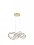 LAMPA WISZĄCA LED NOWOCZESNA GLAMOUR DO SALONU SYPIALNI LUCES EXCLUSIVAS SINALOA LE42922