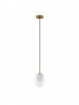 LAMPA WISZĄCA MOSIĄDZ ZŁOTA SZKLANA DO SALONU SYPIALNI KUCHNI JADALNI NAD STÓŁ LUCES EXCLUSIVAS ACUYO LE43357