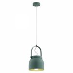 LAMPA WISZĄCA ZIELONA METALOWA INDUSTRIALNA DO KUCHNI NAD STÓŁ 20CM ARGON LOGAN 8283