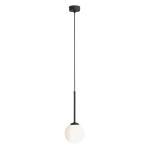 ALDEX BOSSO MINI 14 BLACK 1087XXS1 LAMPA WISZĄCA CZARNA BIAŁA KULA 14CM