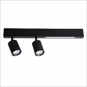 LAMPA SUFITOWA LISTWA CZARNA REFLEKTOR 9W+2xGU10 MAGNET MILAGRO ML1132