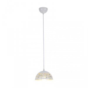 MILAGRO Lampa wisząca LISA WHITE 1xE27 18cm