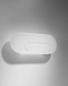 Kinkiet SACCON biała stal PVC nowoczesny design lampa ścienna G9 LED SOLLUX LIGHTING