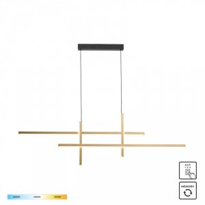 22008P-BK/GD EDGE LAMPA WISZĄCA CZARNO-ZŁOTA/BLACK-GOLD