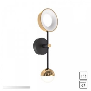 MB7170-2-3BGT LARA KINKIET CZARNO-ZŁOTY/BLACK-GOLD