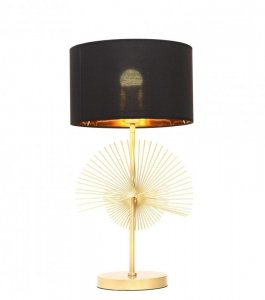 LUMINA DECO GLAMOUR LAMPA NOCNA CZARNO-ZŁOTA FONTI
