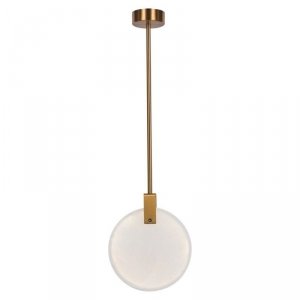 Lampa wisząca MARBLE LED marmurowo złota 30 cm