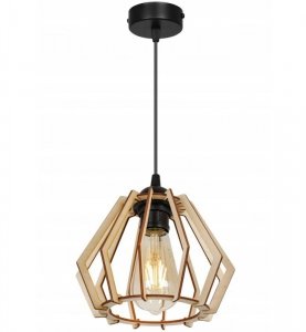 Zwis wiszący pojedynczy dekoracyjny - TIMBER 2360/1 LIGHT HOME
