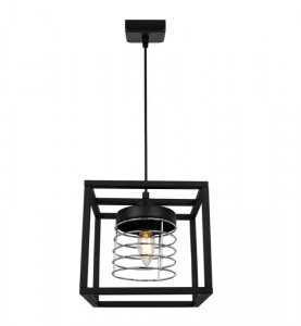Lampa wisząca nowoczesna - RASTI CAGE 2370/1/CH LIGHT HOME