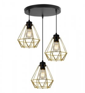 Lampa LOFT  - NUVOLA GOLD 2034/3OW LIGHT HOME