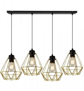 Lampa LOFT  - NUVOLA GOLD 2034/4 LIGHT HOME