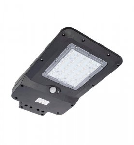 Lampa solarna STREET, latarnia LED, uliczna, ogrodowa, czujnik zmierzchowo-ruchowy, IP65