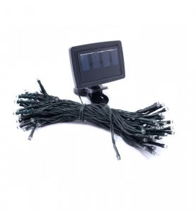 Lampki solarne STARS LED, ogrodowe, pod parasol, girlanda dekoracyjna, efekt gwiazd