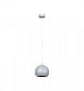 OUTLET -30% Nowoczesna Lampa Wisząca Kula Ball Jasnoszary