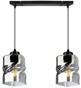Lampa wisząca ze szklanymi kloszami - NIKI 2195/2 LIGHT HOME