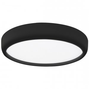 MILAGRO Plafon GEA BLACK 36W LED Ø390 mm
