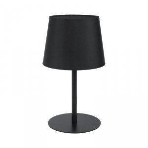 TK LIGHTING MAJA BLACK 2936 LAMPKA NOCNA CZARNA Z CZARNYM ABAŻUREM