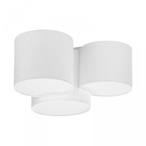 TK LIGHTING MONA WHITE LAMPA SUFITOWA 3441  PLAFON BIAŁY ŁĄCZONE ABAŻURY