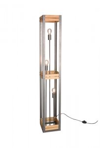 LAMPA LOFT W STYLU INDUSTRIALNYM DREWNIANA KHAN 405500367 TRIO
