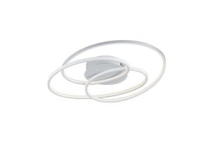 PLAFON NOWOCZESNY LED RINGI KOŁA NOWOCZESNY DO SYPIALNI KUCHNI SALONU GALE 673916031 TRIO