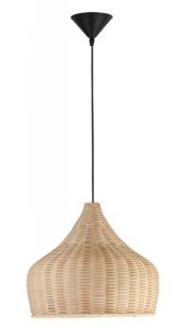 LAMPA WISZĄCA NATURAL EKO RATTANOWA DO SALONU JADALNI KUCHNI W STYLU BOHO  LUCES EXCLUSIVAS PALMAS LE42136