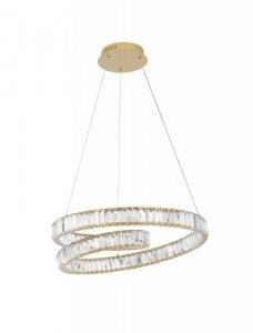 LAMPA WISZĄCA LED NOWOCZESNA GLAMOUR DO SALONU SYPIALNI LUCES EXCLUSIVAS SINALOA LE42925