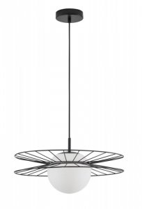 LAMPA NOWOCZESNA KULA BIAŁA DO SALONU SYPIALNI LUCES EXCLUSIVAS MORELOS LE42939