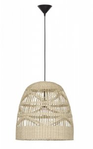LAMPA WISZĄCA NATURAL EKO RATTANOWA DO SALONU JADALNI KUCHNI W STYLU BOHO LUCES EXCLUSIVAS REYNOSA LE42947