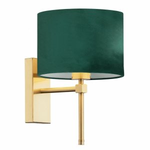 ARGON ABBANO 8106 LAMPA STOŁOWA 1 PŁ. ZIELONY, MOSIĄDZ SZCZOTKOWANY