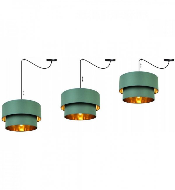 Lampa abażur materiałowa - SPIDER PREMIUM DUO 1532/1/45 LIGHT HOME
