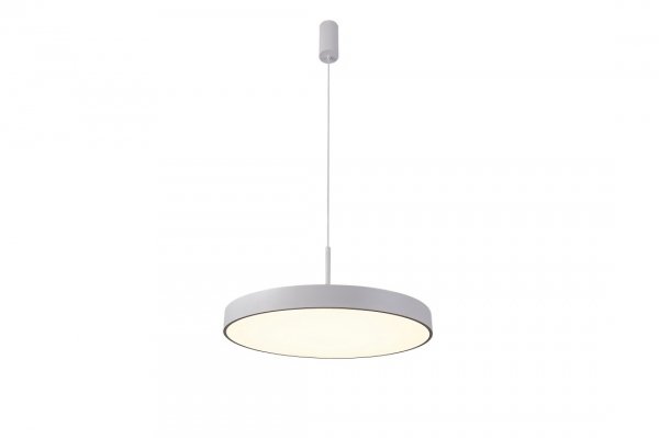 AZZARDO MARCELLO PENDANT 40 CCT AZ5087 LAMPA WISZĄCA BIAŁA OKRĄGŁA LED Z PILOTEM STEROWANIA