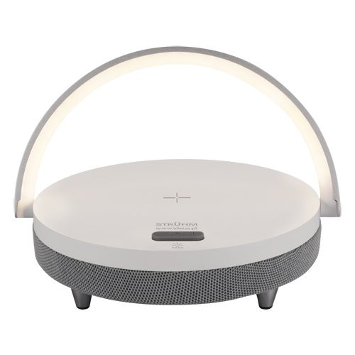 IDEUS LAMPA LAMPKA BIURKOWA LED Z GŁOŚNIKIEM BLUETOOTH IDEUS SATURN LED WHITE SPEAKER
