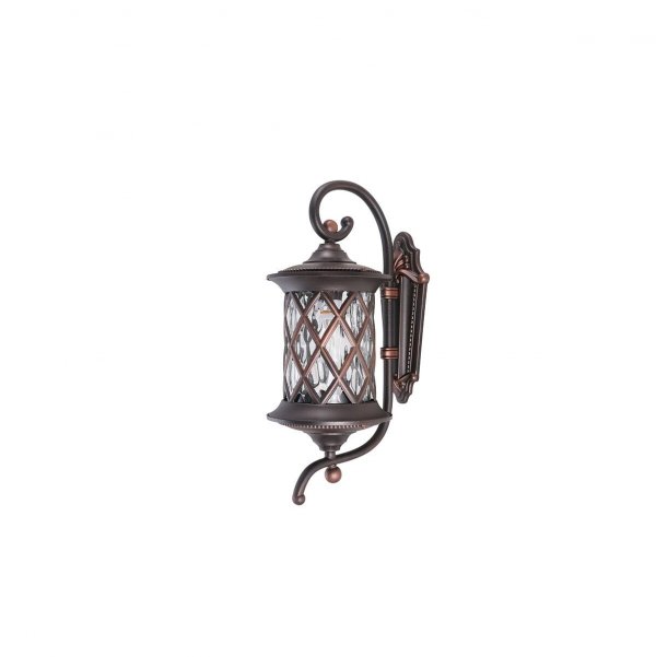 NOWODVORSKI 6911 LANTERN LAMPA KINKIET BRĄZOWY RUSTYKALNY 