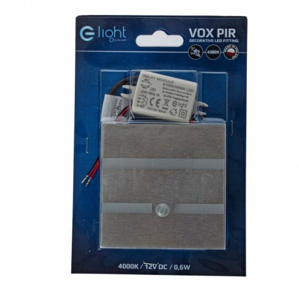 VOX. Barwa Neutralna 4000K. PIR. 12V