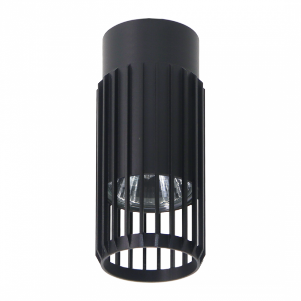 MILAGRO ML0292 VERTICAL BLACK DOWNLIGHT 1xGU10 PLAFON SUFITOWY LAMPA TUBA CZARNA DEKORACYJNA