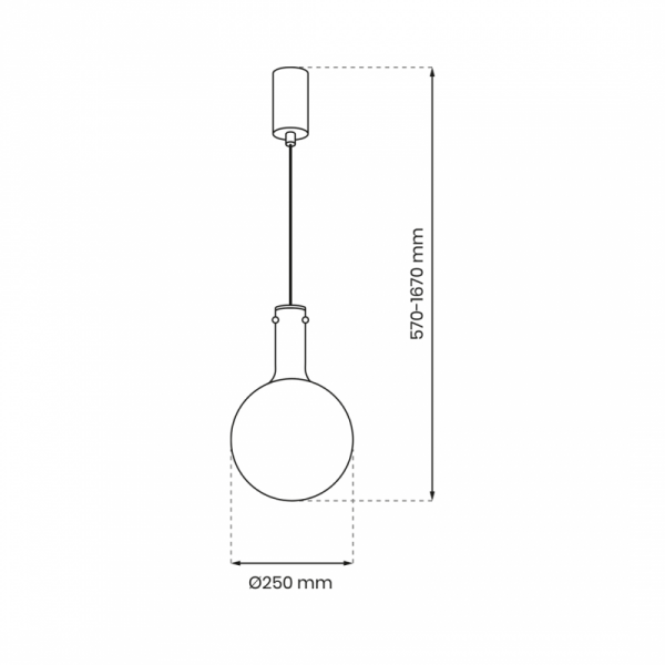 Lampa wisząca TORONTO 1xGU10