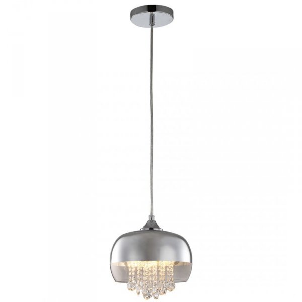 MILAGRO ML3802 LAMPA WISZĄCA LUNA SZKLANA Z KRYSZTAŁKAMI GLAMOUR