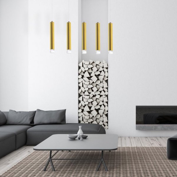 MILAGRO Lampa wisząca GOLDIE 5x5W LED