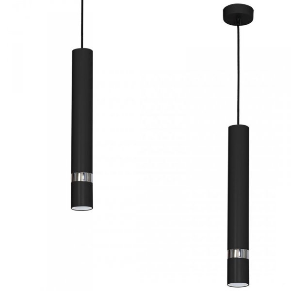 MILAGRO Lampa wisząca JOKER BLACK 1xGU10