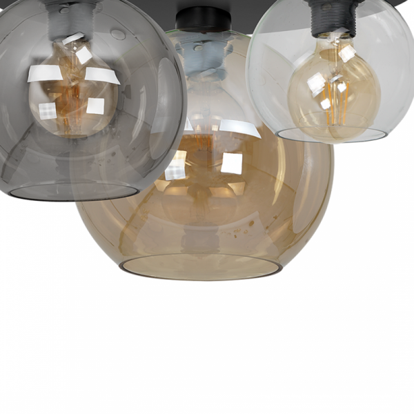 MILAGRO MLP6589 SOFIA MIX LAMPA SUFITOWA PLAFON SZKLANE KULE RÓŻNE KOLORY