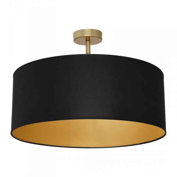 MILAGRO Lampa sufitowa BEN BLACK/GOLD 3xE27