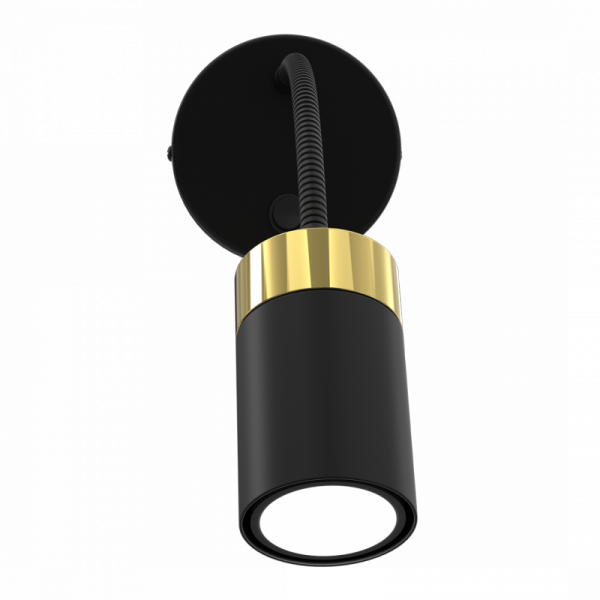 MILAGRO Kinkiet flex JOKER BLACK GOLD 1xGU10