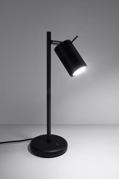 SOLLUX Lampa biurkowa RING czarna