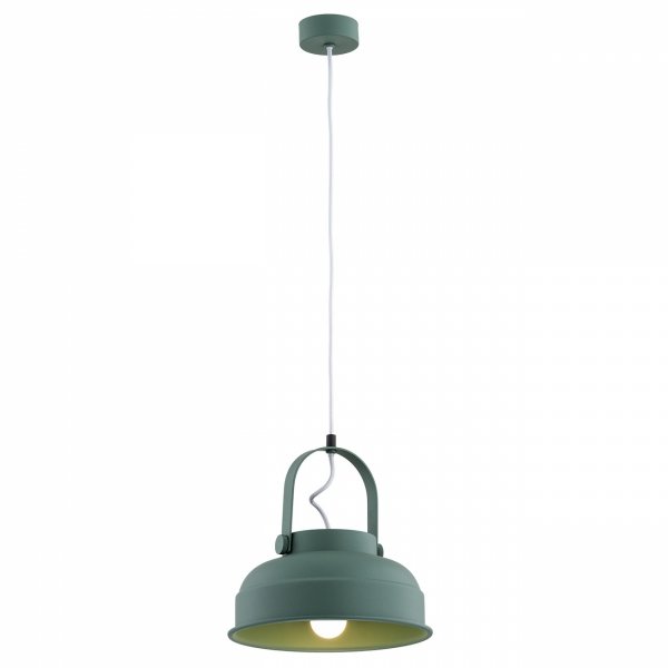 LAMPA WISZĄCA INDUSTRIALNA ZIELONA METALOWA DO KUCHNI JADALNI NAD STÓŁ ARGON DAKOTA 8287