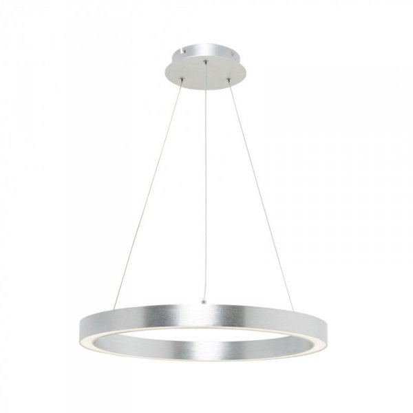 ZUMALINE PL200910-500-SL CARLO LAMPA WISZĄCA SREBRNA KOŁO RING OBRĘCZ